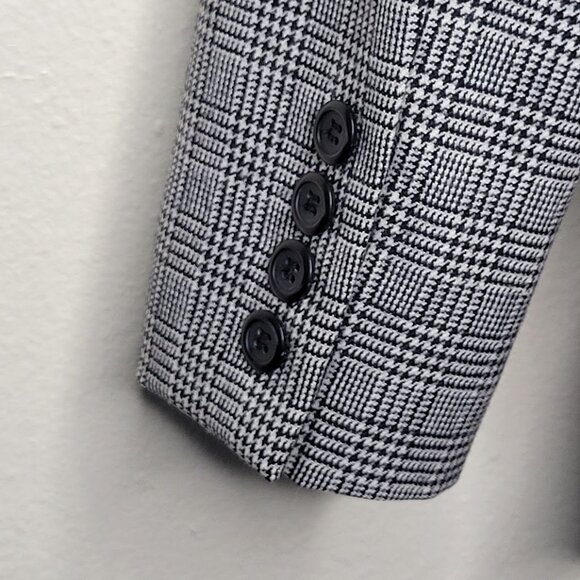 Pendleton Virgin Wool Leather Blazer Jacket Size 4 - Picture 7 of 10